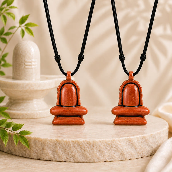 Handcrafted Shiva Ling Pendant — Pack of 2