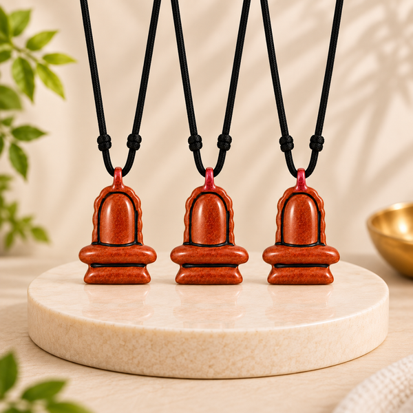 Handcrafted Shiva Ling Pendant — Pack of 3