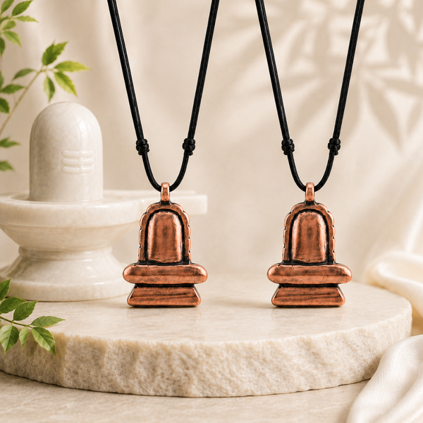 Handcrafted Shiva Ling Pendant — Pack of 2